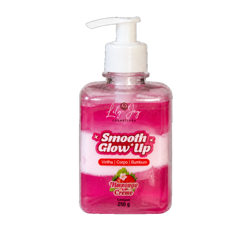 GEL HIDRATANTE SMOOTH GLOW UP MORANGO COM CREME LILY JOY