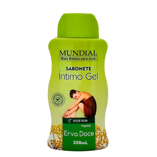 SABONETE ÍNTIMO GEL MUNDIAL FRAGRÂNCIA ERVA DOCE