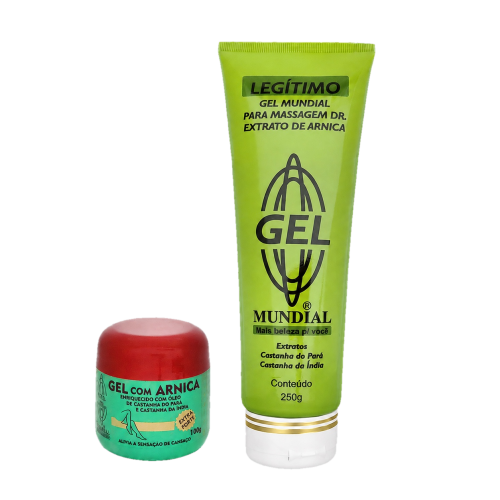 GEL MUNDIAL PARA MASSAGEM DR EXTRATO DE ARNICA
